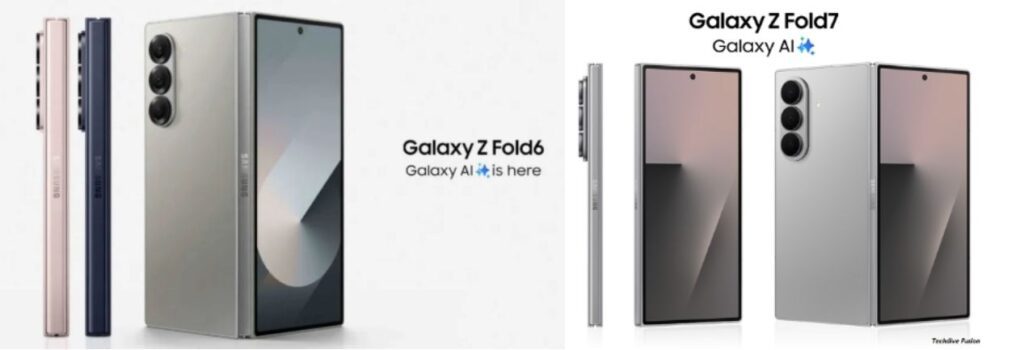 Galaxy Z Fold 7 vs Z Fold 6
