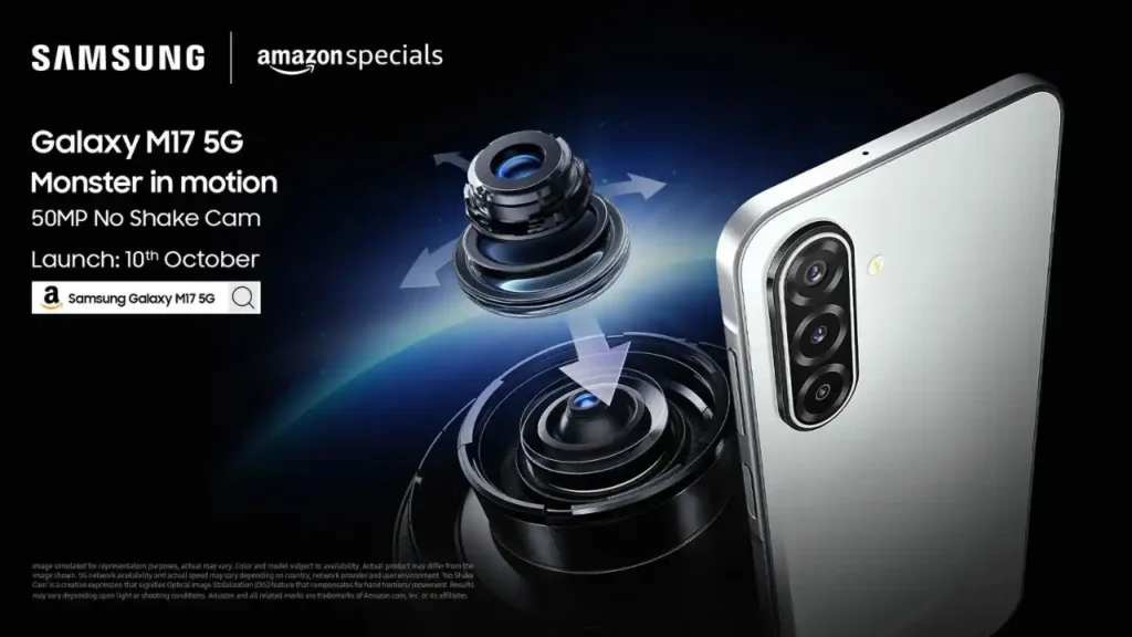 Samsung Galaxy M17 5G Launch on Oct 10 – Slim Design, 50 MP Camera & 120 Hz Display 2 Samsung Galaxy M17-5G