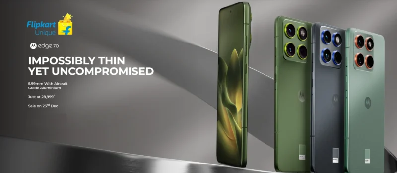 Motorola Edge 70 Launch on Flipkart – Full Specs & Features